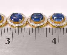 Jaw Dropping Brand New European Oval Cabochon-Cut 45.00CTW Kyanite & 12.00CTW Diamond Necklace