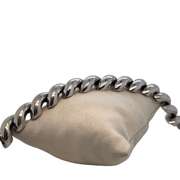 14K WHITE GOLD TWISTED HANDMADE BRACELET