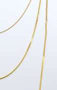 Group of 3 Lengths of 14k Pendant Necklaces