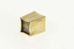 14K Yellow Gold Vintage Emergency Mad Money Cash Box Charm/Pendant