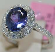 Tempting Tanzanite and Diamond 14kt Ring