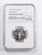 Label Error PF70 UCAM 1999-S Pennsylvania Silver State Quarter NGC
