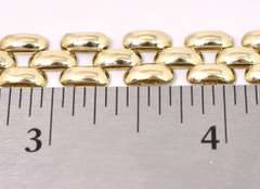 Elegant Fancy Link Chain Bracelet In 14K Yellow Gold