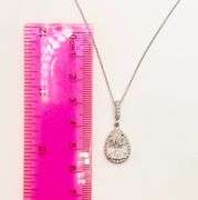 GIA Certified 4.37 CARAT DIAMOND PENDANT NECKLACE IN 14KT SOLID WHITE GOLD