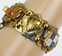 Vintage French Souvenir Bracelet