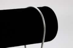 Sterling Silver Snake Chain 2.3mm Solid 925 New Brazilian Bracelet 8"