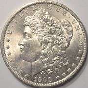 1900-O Morgan Silver Dollar, BU.