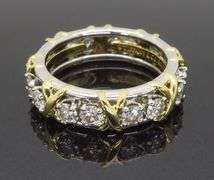 Tiffany & Co. Schlumberger Sixteen Stone Diamond Ring