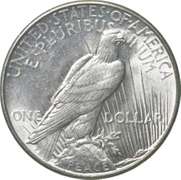 1935 Peace Silver Dollar