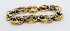 Italian designer14kt Solid Gold Bracelet
