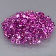 Amazing 3.03ct 165pc Rhodolite Garnet set