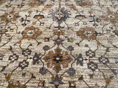 Magnificent Vintage Repro Design Rug 8x11