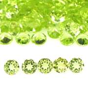 Diamond cut! Unheated! 12.04ct Peridot set