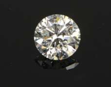GIA 0.60 Ct Round Brilliant Cut E Color, SI1 Clarity Diamond