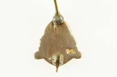 10K Yellow Gold Phi Chi Sigma Enamel Victorian Frat. Lapel Pin/Brooch