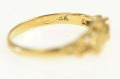 10K Yellow Gold Heart Love Symbol Child's Baby Ring