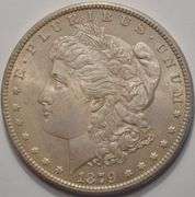 1879-S Morgan Silver Dollar Circulated With Luster