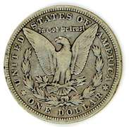 Rarer 1890-CC Morgan Silver Dollar
