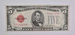 1928-C $5 United States Legal Tender Note Red Seal