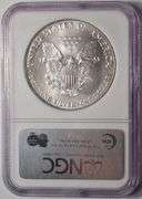 1990 American Silver Eagle NGC MS69