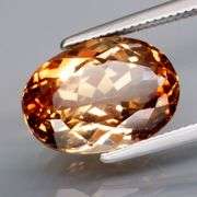 High grade 5.24ct eye clean Imperial Topaz