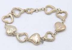 Group Lot of 3 Vintage 925 Sterling Silver Bracelets