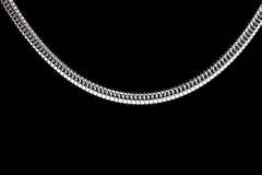 Sterling Silver Flexible Round Snake Chain 4mm 925 Italy New Necklace 24"