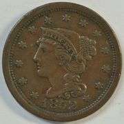 Handsome near Mint 1852 Braided Hair Large Cent. Nice