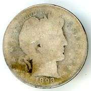 Rare 1893-S Barber Half Dollar