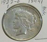 1922-D Peace Dollar, circ