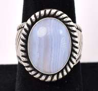 Sturdy Moonstone Ring In Sterling Silver