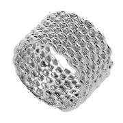 Sterling Silver Mesh Ring