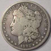 1882-S Morgan Silver Dollar, Circulated.