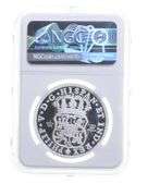 PF69 UCAM 1988 Mexico 1 Oz. Silver Pillar Dollar - Graded NGC