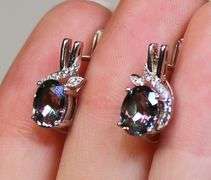 Simply beautiful multicolor Mystic Quartz earrings