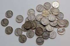 40 Unsearched Silver WW11 Silver War Nickels