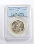 MS63 1944-D Walking Liberty Half Dollar PCGS