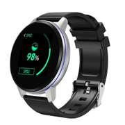 Touch Smartwatch w/ HR, BP, SPO2 Monitor & Weather Display