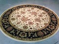 Mahal Design Classic Round Rug 6'