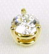 Very Fine 14K Diamond Stud Earrings, .50 CTTW