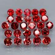 Incredible 8.76ct open color natural Garnet set