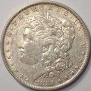 1881 Morgan Silver Dollar, Circulated.