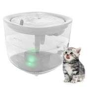 Cat Water Fountain Wireless with LED Light