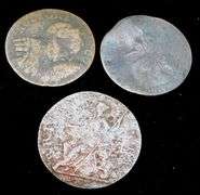 3 Colonial Coins