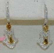 Dazzling 18kt Fancy & Diamond Earring