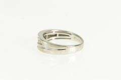 10K White Gold 0.25 Ctw Diamond Men's Wedding Band Ring