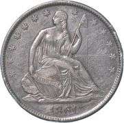 1861-O Seated Liberty Half Dollar