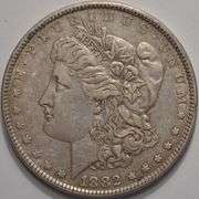 1882 Morgan Silver Dollar Circulated