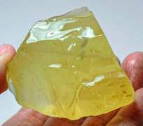 Huge 435ct uncut lemon Citrine