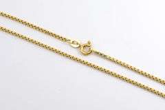 Useful 18k Box Link Necklace